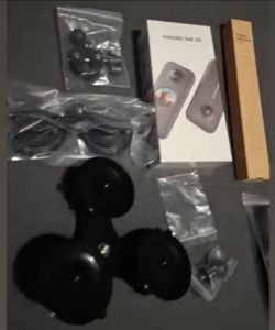 insta 360 x2 and and PellKing Suction Car Mount for Insta360