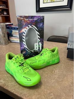Lamelo Ball Puma MB1 lo size 12 green-gecko/castlerock