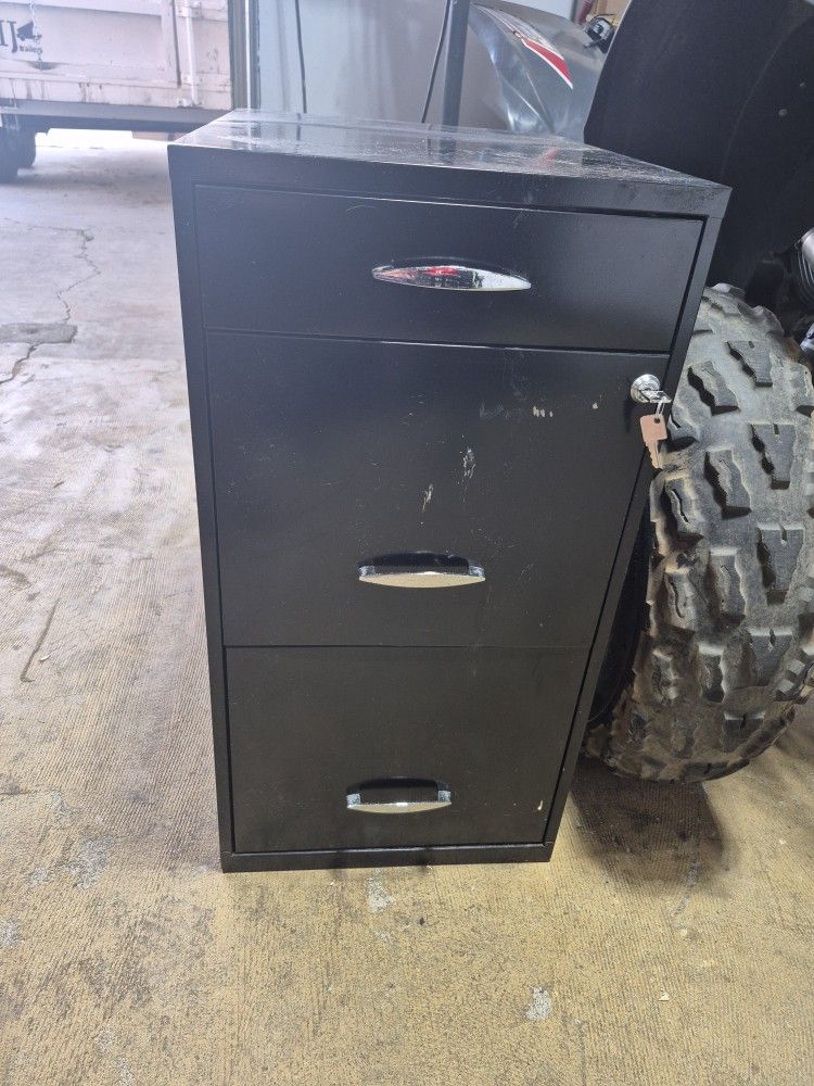 metal filing cabinet