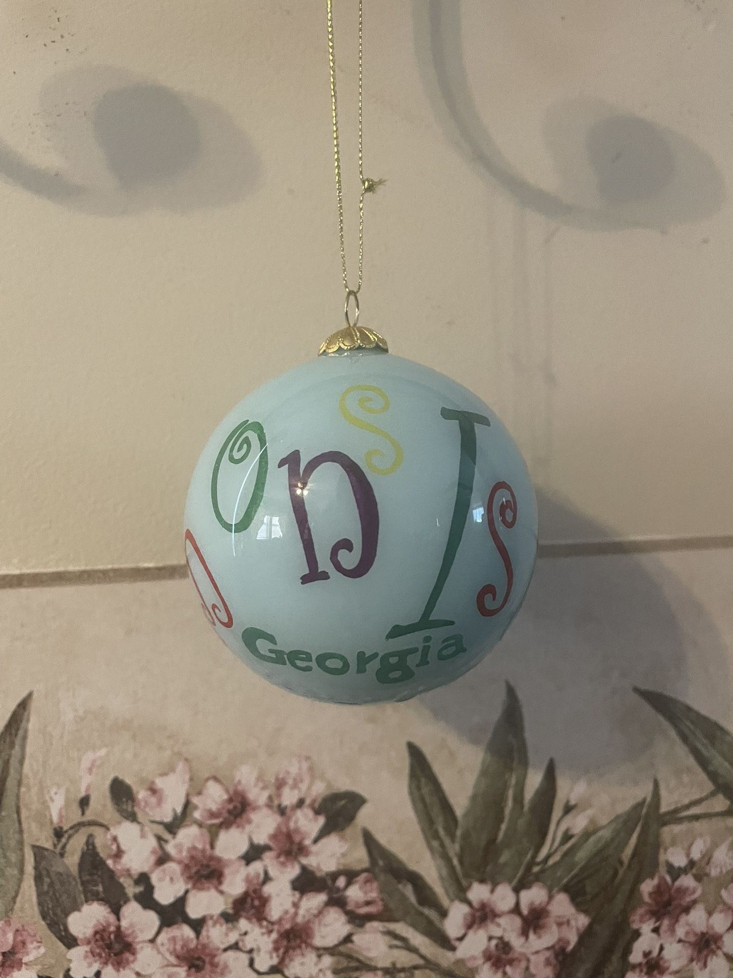 Georgia Souvenir Ornament With Box