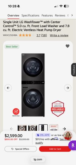 Washer and dryer