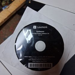 Lexmark Printer and Software Disk