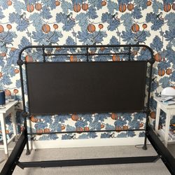 Restoration Hardware Bed Frame (w/ box Spring)