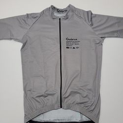 New Cadence Collection Get Lost Silver Cycling Jersey size Small