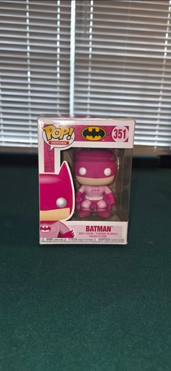Funko Pop! Heroes DC Batman Pink Breast Cancer Awareness #351 Vinyl Figure Box