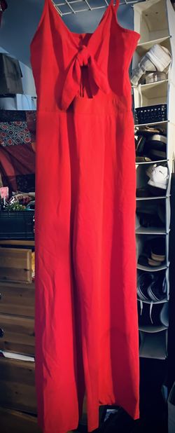 🍒 H&M Divided Brand Red Spaghetti Strap Playsuit/Romper - lightweight and comfortable! Size 2 Small