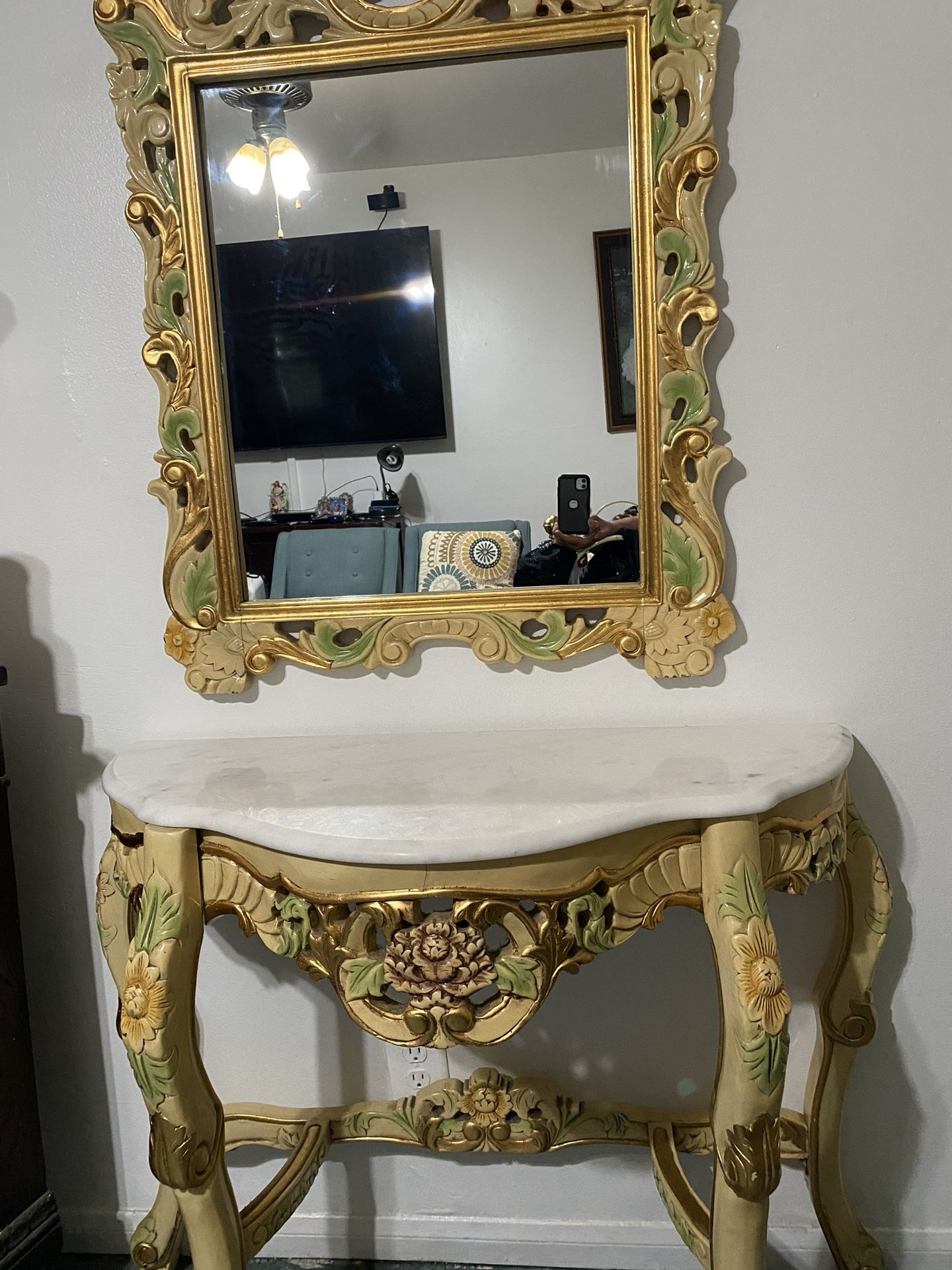 Table And Mirror