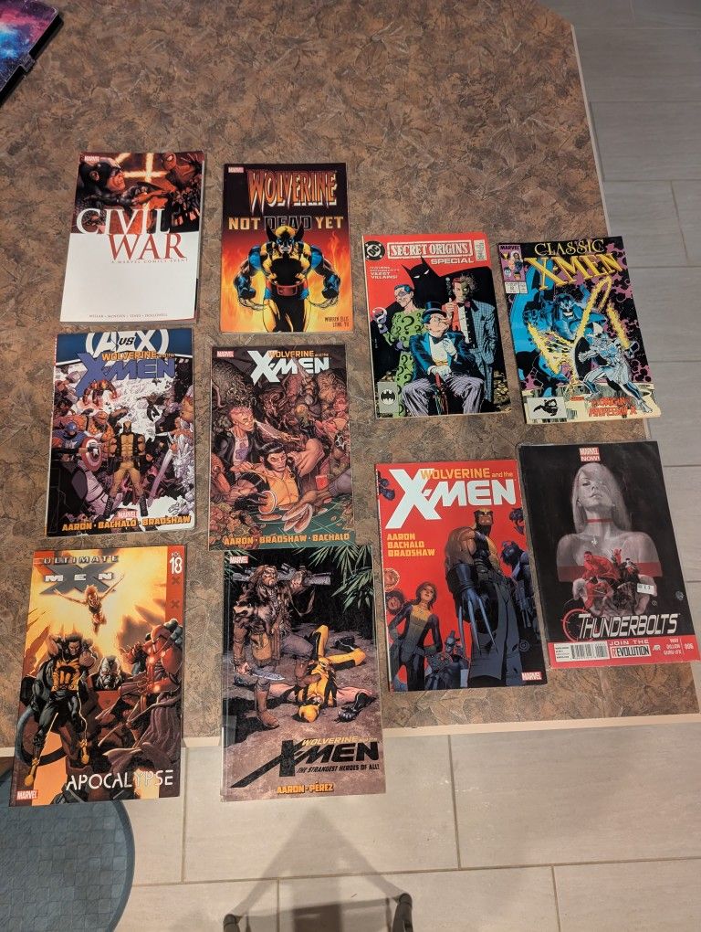 X Men Wolverine Graphic Novels