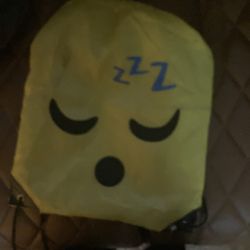 Sleeping Emoji Drawstring Bag