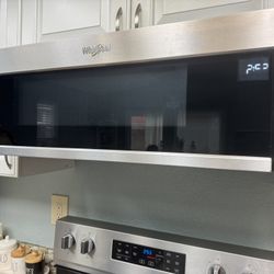 Low Profile Over Range Microwave 