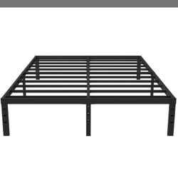 Queen Size Bed Frames With 14 Inch Storage, 3,500 Lbs Heavy Duty Steel Slats Support, Easy Assembly Mattress Foundation