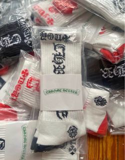 Chrome heart socks