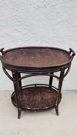 Rattan table