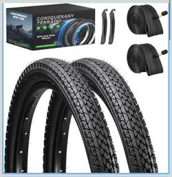 26in x 2.125 -2-Pack Mountain Bike Tires & Tubes