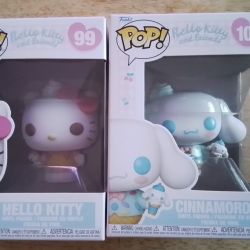 FUNKO POP HELLO KITTY & CINNAMOROLL X2 FOR $25