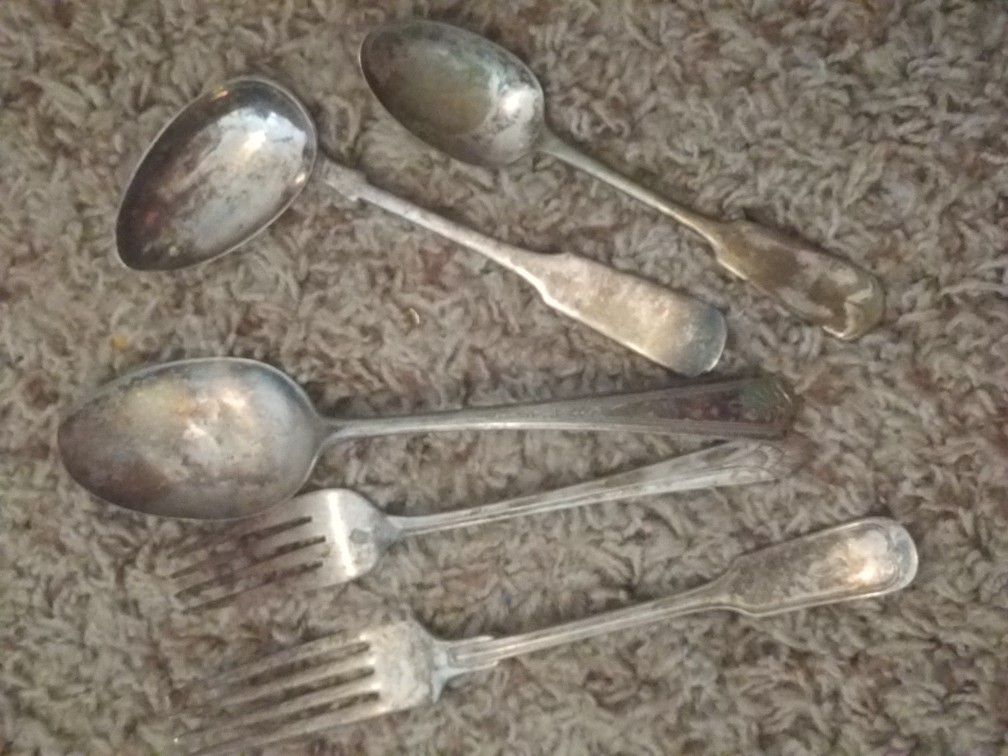 Silver plate silverware