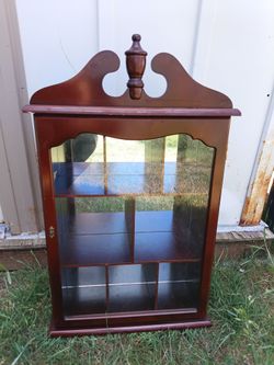 Vintage Victorian cherry wood cute small shelve