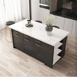 Kitchen Islands with Storage Large Kitchen Cabinet 72'