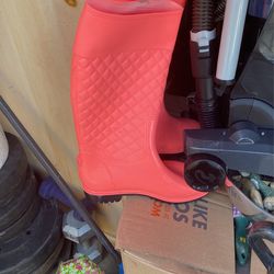 Pink Rain Boots