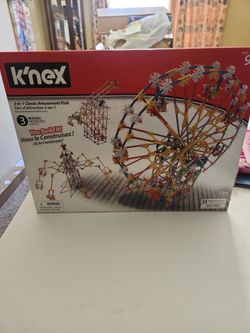 K'NEX 3-in-1 Classic Amusement Park Building Set