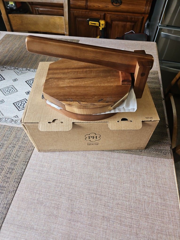 Prensa de Madera Para Tortillas