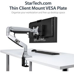 Mini PC VESA Mount - Adjustable .7 to 2.8" - Under Desk Computer Mount - Mac Mini Monitor Mount
