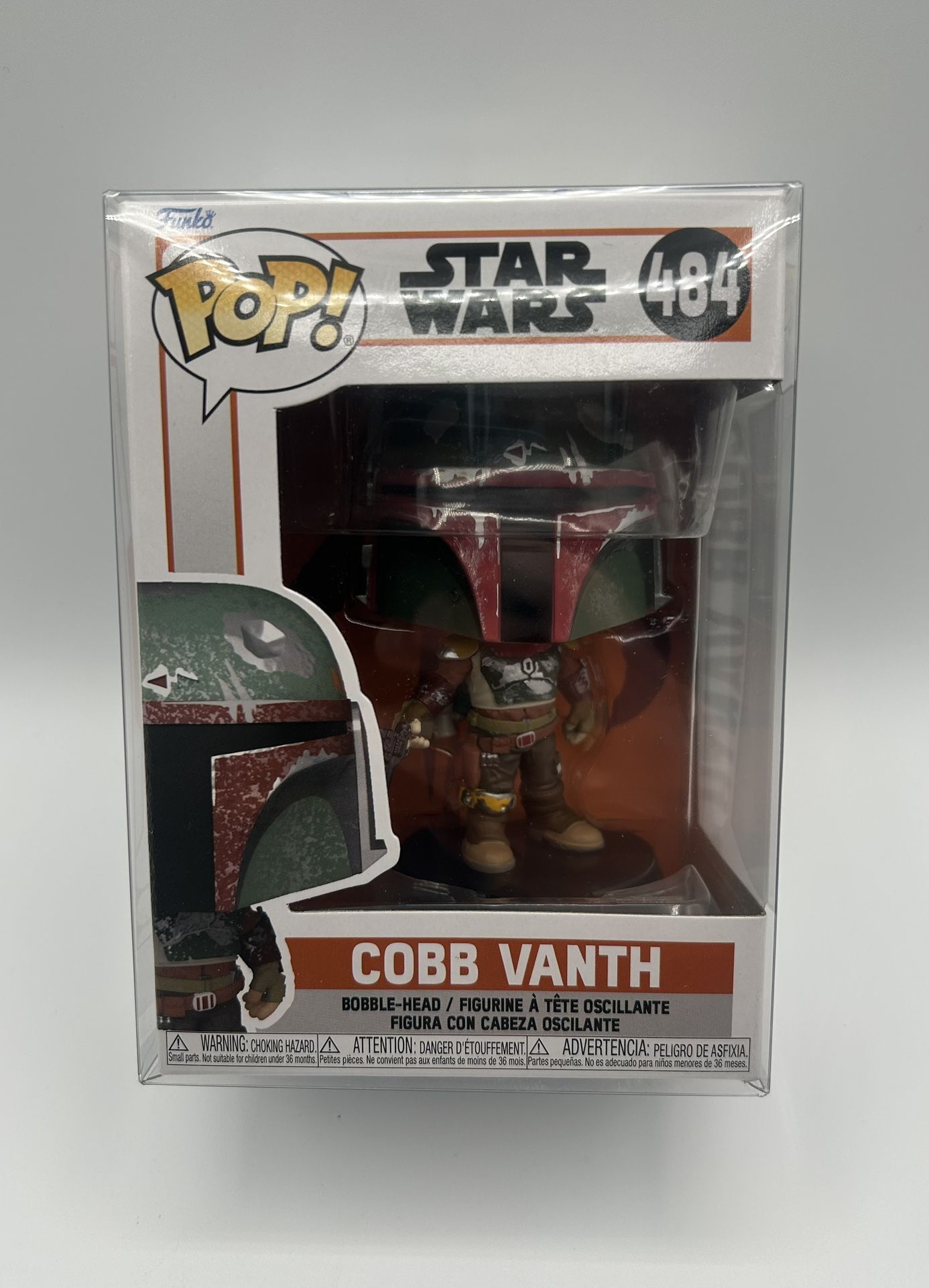 Funko Pop! Star Wars: Cobb Vanth #484 Action Figure W Protective Case!