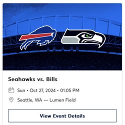 Seattle Seahawks vs Buffalo Bills (10/27/24)-Price Per Ticket