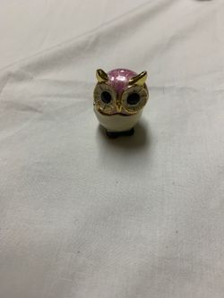 Brand new hinged collection owl paid 25 bought at crackle barrel