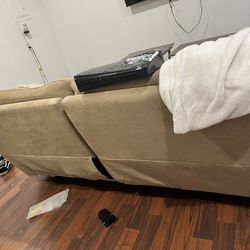 Used Tan/beige Recliner 
