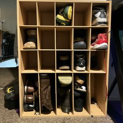 Light Brown Shoe Container H 31.5’ W 11.5’ L 24’ Good Condition 