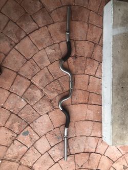 Curl bar weight bar