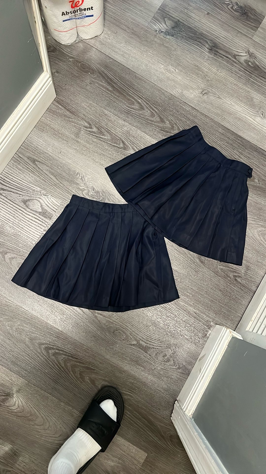 French Toast Pleated Skirt