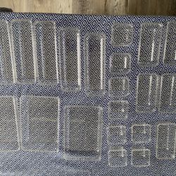 25pc Plastic Organizer Set