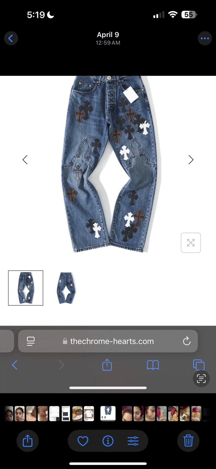 Chrome Heart Pants