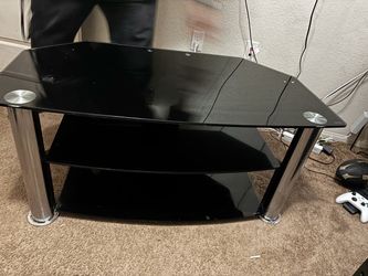Glass entertainment center / TV Stand