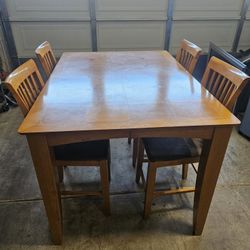 Dining Set, Table & 4 Chairs