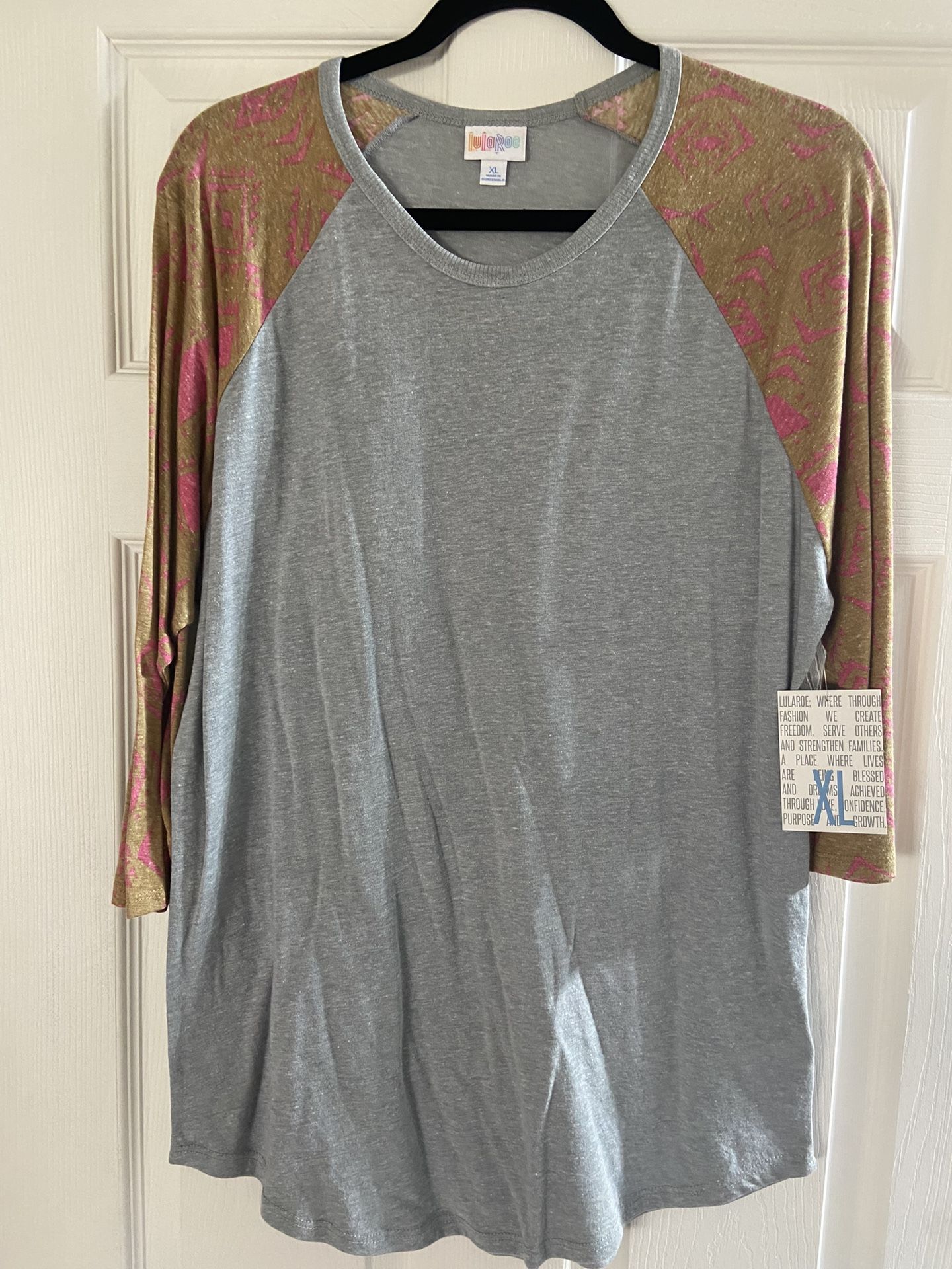 New Lularoe Randy, Size XL - 3/4 in sleeves