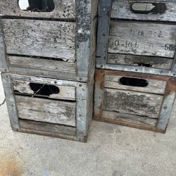 Antique Milk Crates 