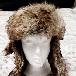 NEW SA Company Faux Fur Trapper Hat