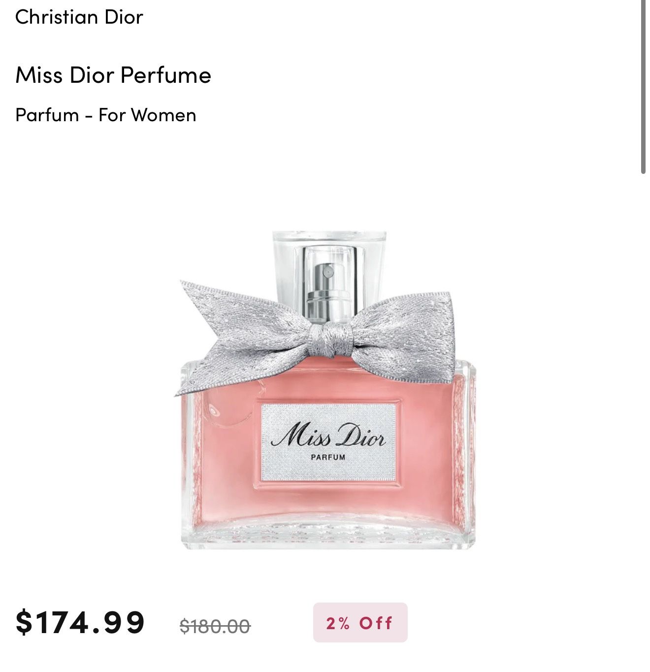 Miss Dior 2.7oz  - Unopened - Check Description !