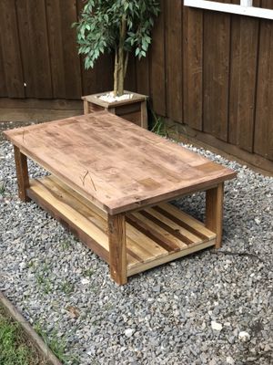 Solid Wood Coffee Table Farmhouse Rustic White And Brown For In Solid Reclaimed Wood Coffee Table Farmhouse Rustic Modern For In Allen Tx