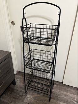 3 tier metal fruit stand