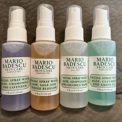 Lot of (4) Brand New Mario Badescu Skin Care Facial Sprays for $17 - Retails for $6 each - PICKUP IN AIEA - I DON’T DELIVER