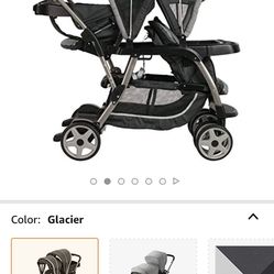 graco double stroller with infant seat 