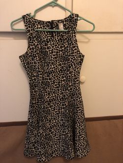Leopard Print Women’s Dress