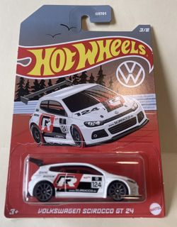 Hot Wheels 2022 HW Volkswagen Series 3/8 White Volkswagen Scirocco GT 24