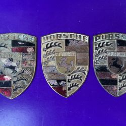 $40 for all   Porsche 911 912 924 928 944 966 OEM Hood Emblems