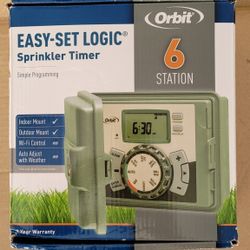 Orbit
6-Station Easy-Set Logic Indoor/Outdoor Sprinkler Timer