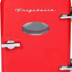 Frigidair RED Portable Mini Fridge-Retro 